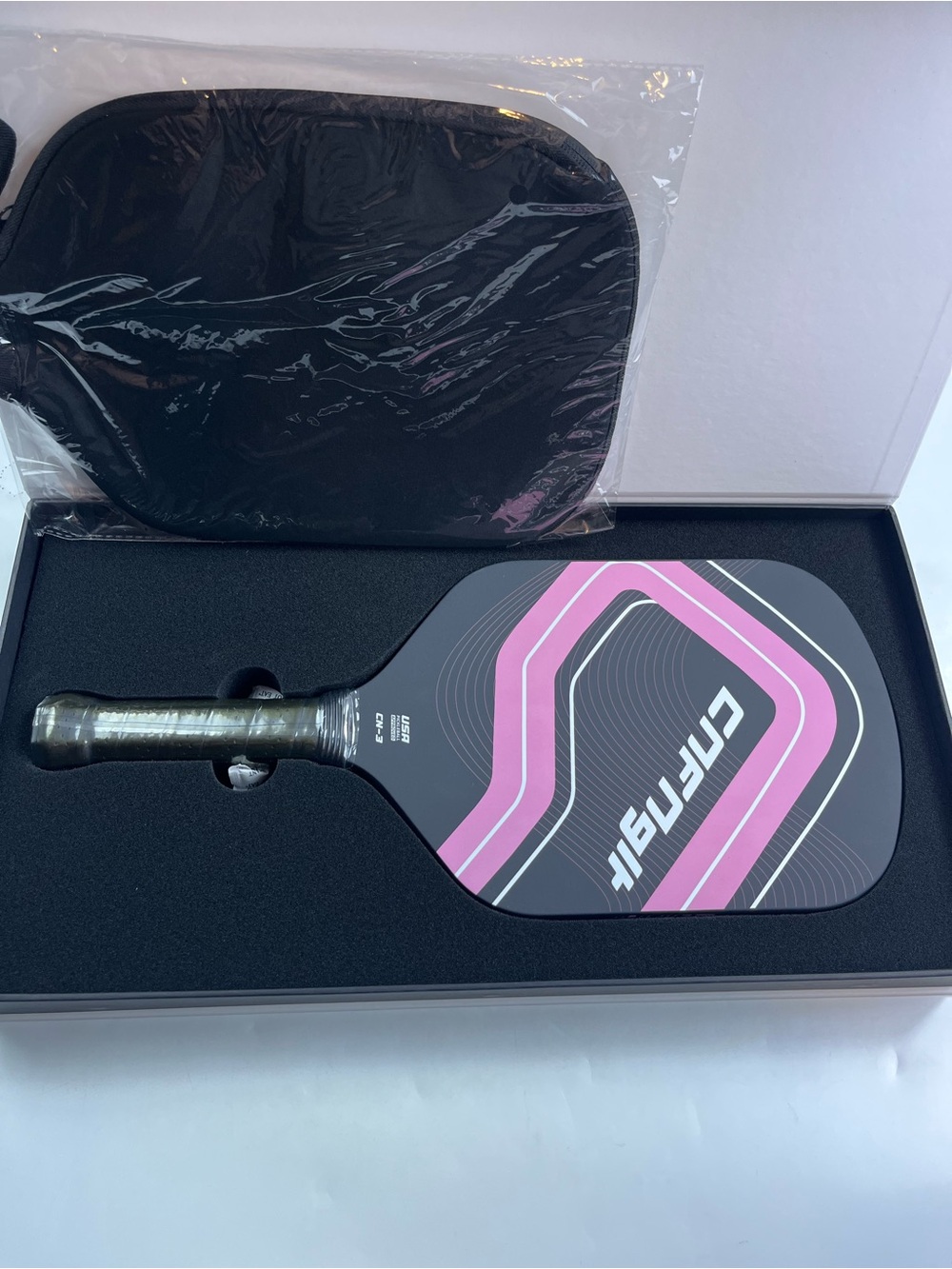 CNFNglt Edgeless Thin Small Grip Women Carbon Fiber Thermoformed Pickleball...